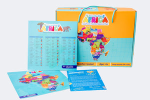 Fill in the Map - Large Kid's Puzzle of Africa